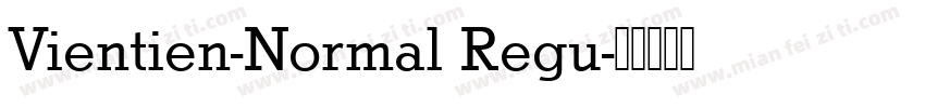 Vientien-Normal Regu字体转换